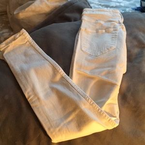 Hollister white jeans
